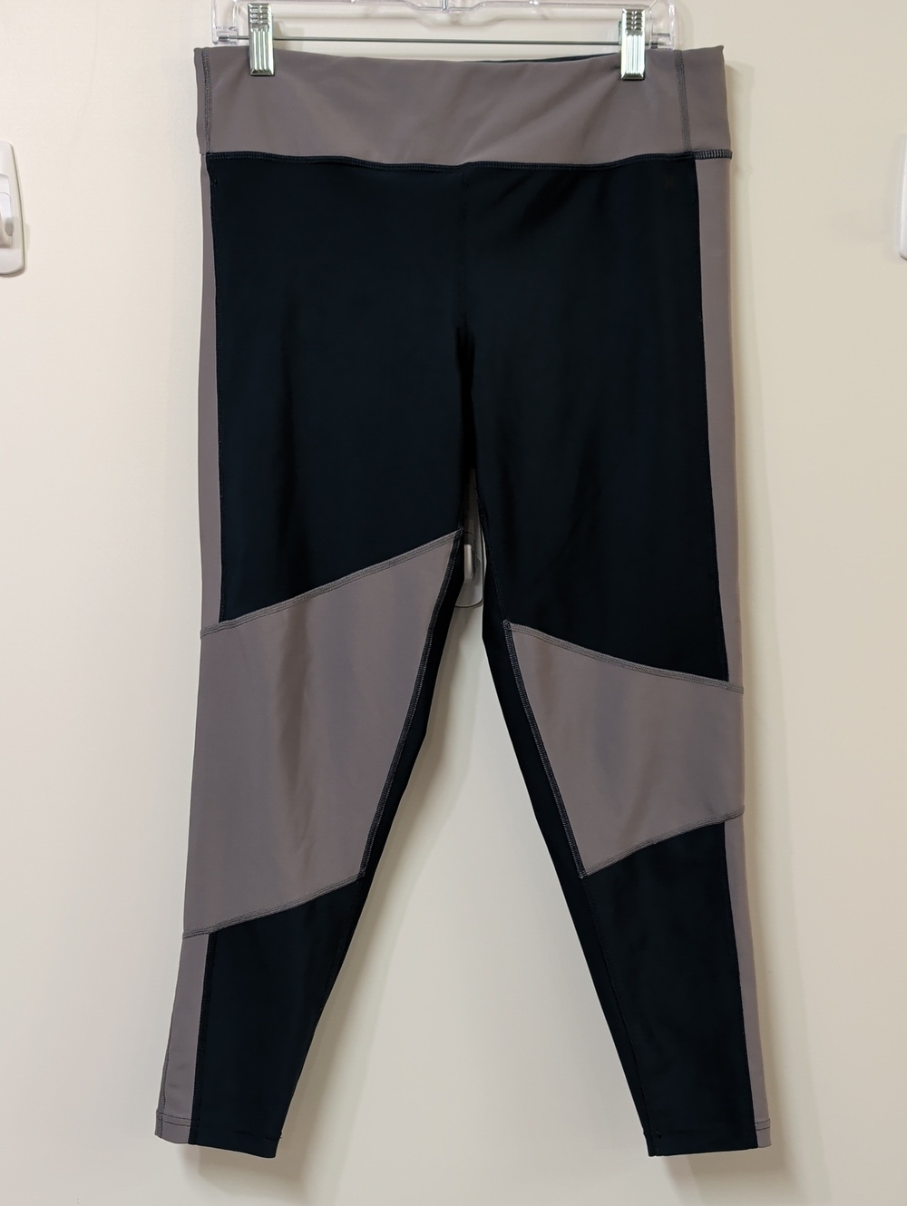 Hurley Navy Grey Colorblock UPF 50+ Leggings Size XL